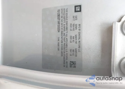 2017 Chevrolet Malibu Ls z USA, uszkodzony, nr VIN 1G1ZB5ST1HF293284